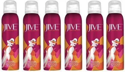 Jive All Day Active Deo Body Spray for Women, 150ml each Jive All Day Active Deo Body Spray for Women, 150ml each